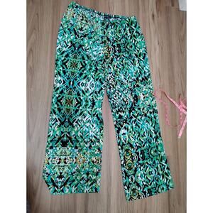 La vanya Pullover wide-leg Pants Size L abstract, geometric pattern Multicolor